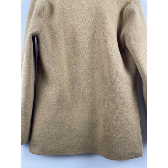 J. Crew Women's Medium Schoolboy Sophie 100% Cotton Knit 2 Button Sweater Blazer - Picture 7 of 9